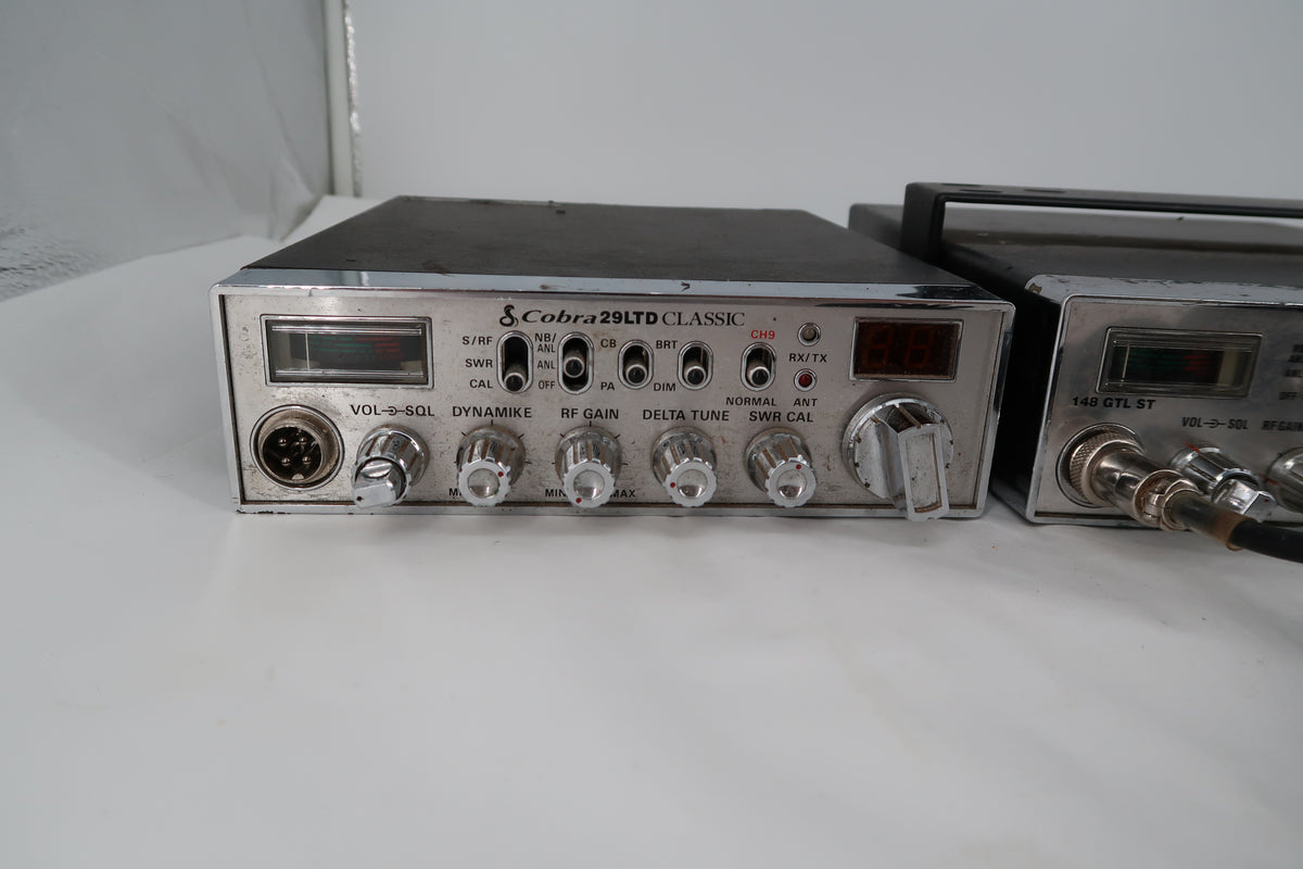 U20076 AS-IS Lot of 3 Cobra CB Radios