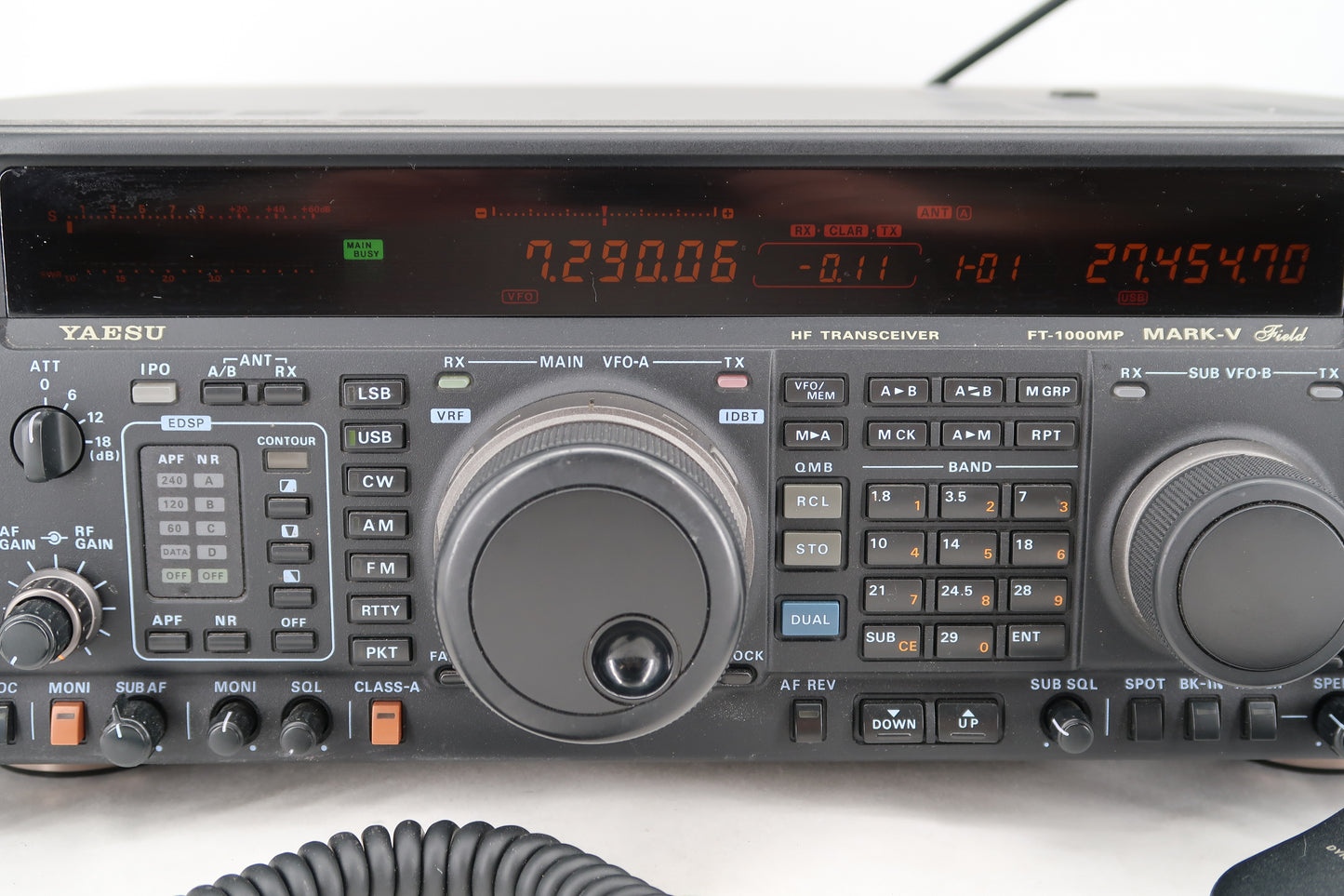 U20078 AS-IS Yaesu Mark-V FT-1000MP Field HF Transceiver - Clicking Noise When On