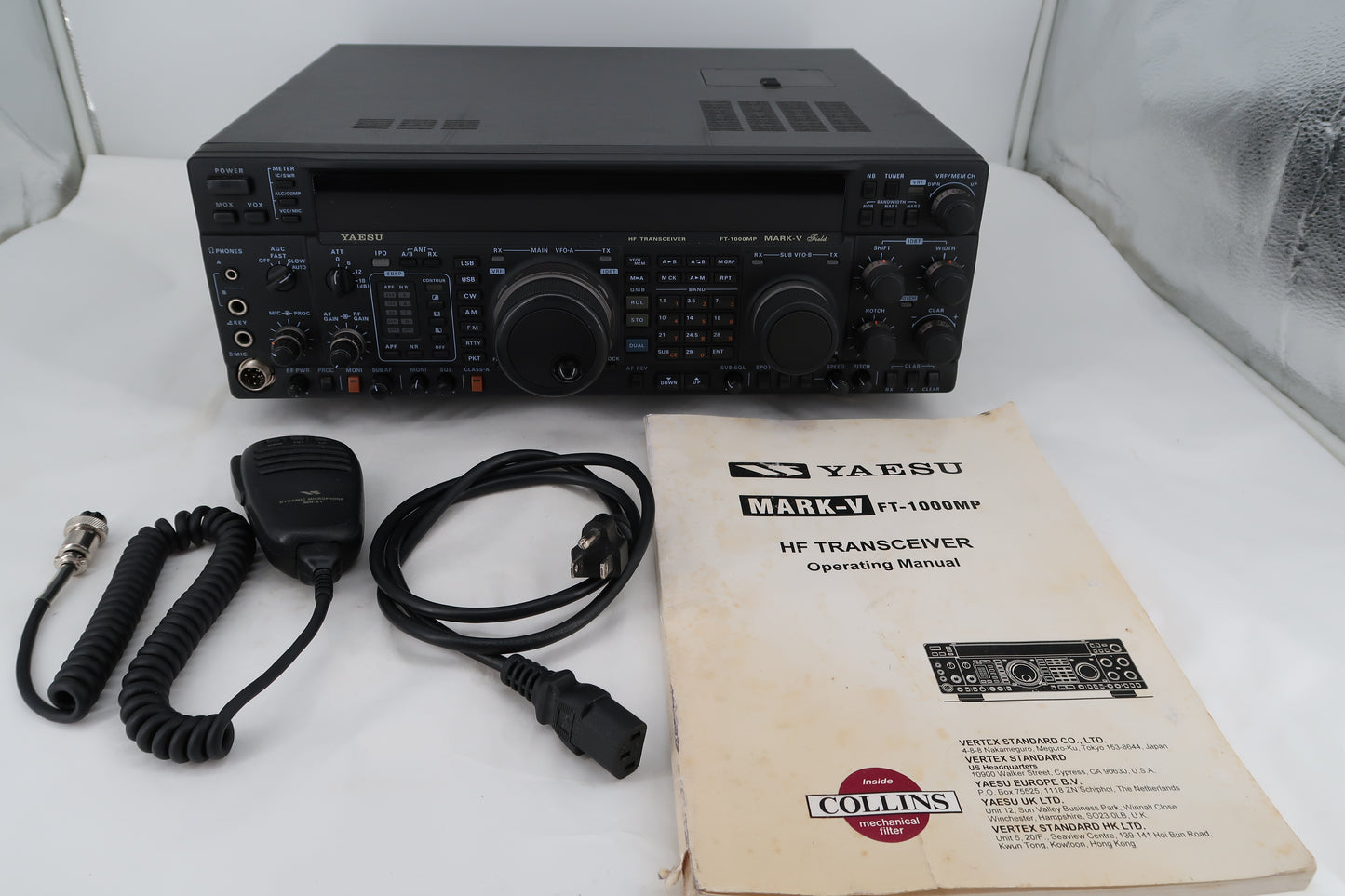 U20078 AS-IS Yaesu Mark-V FT-1000MP Field HF Transceiver - Clicking Noise When On