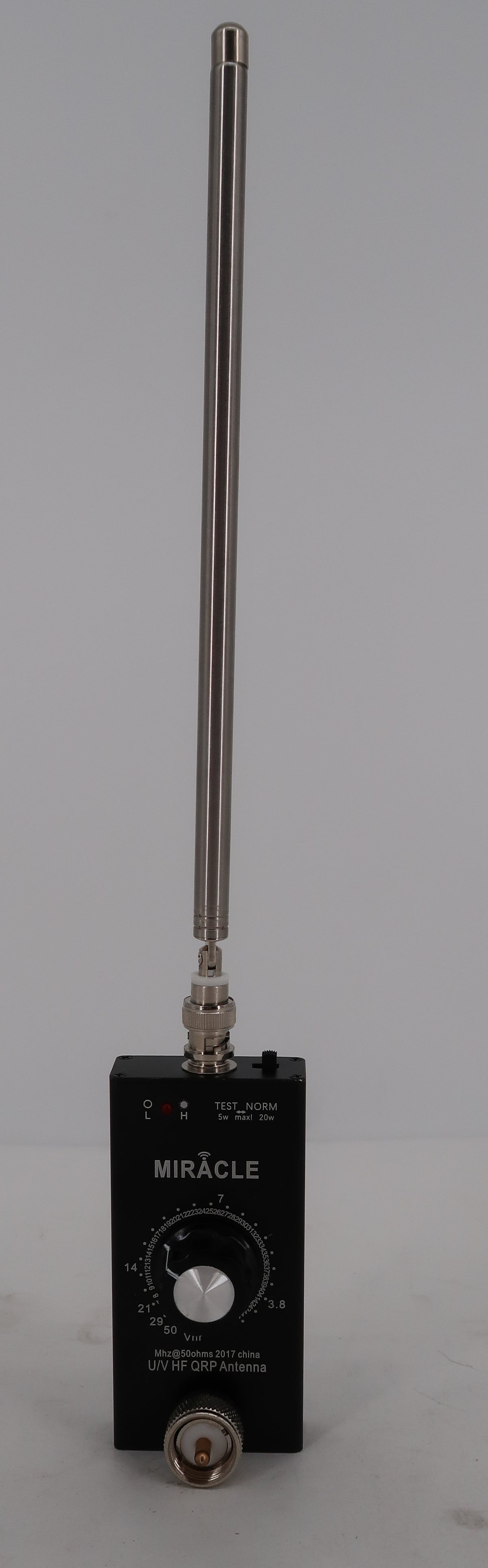 U20087 Used Miracle Whip Style Portable U/V/HF QRP Antenna (3.8 MHz – 460 MHz)