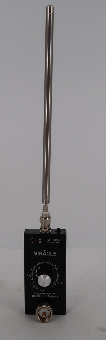 U20087 Used Miracle Whip Style Portable U/V/HF QRP Antenna (3.8 MHz – 460 MHz)
