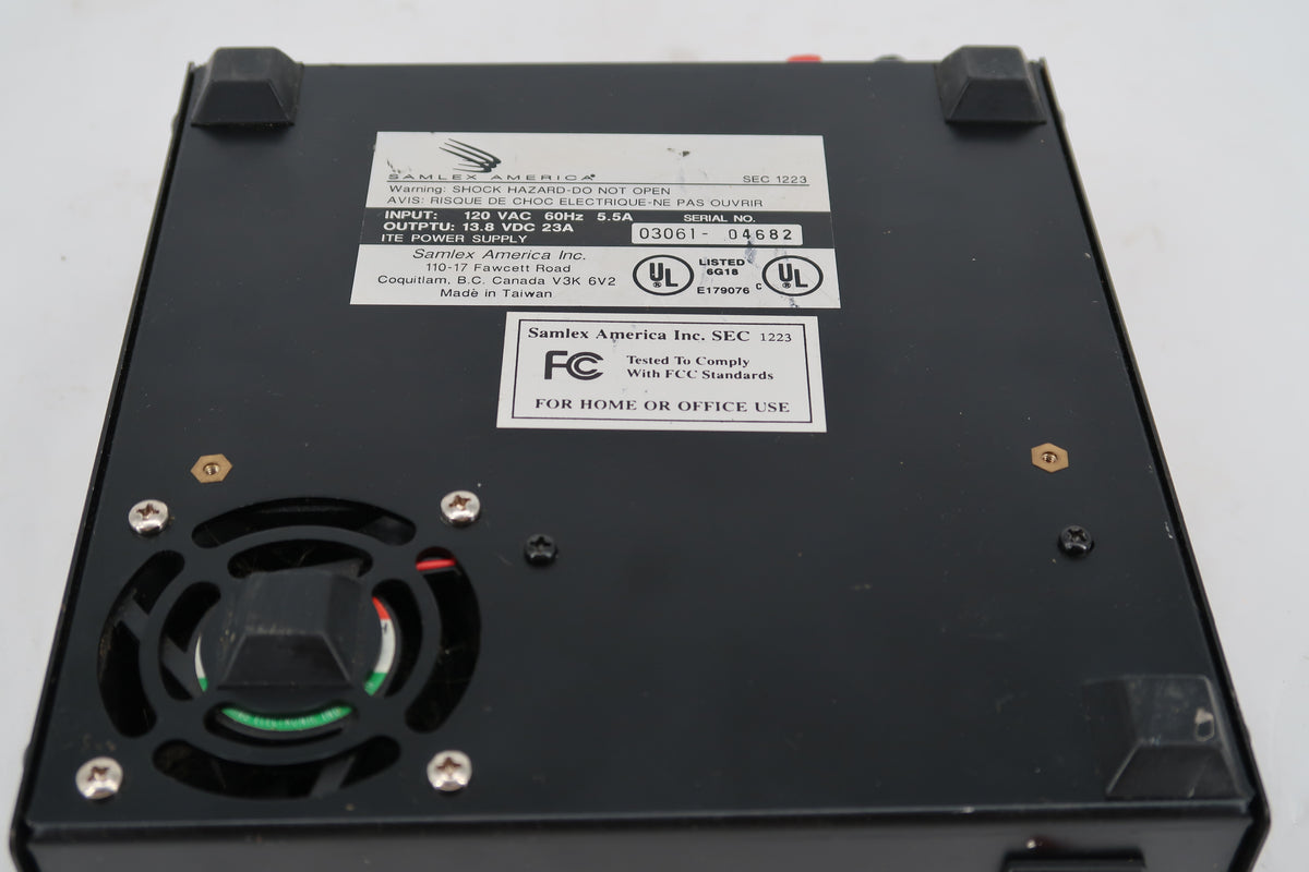 U20090 Used Samlex America SEC-1223 13.8V DC Power Supply