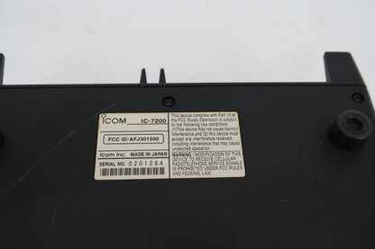 U20092 Used Icom IC-7200 HF/50MHz Transceiver w/ Handset Mic & Accessories (Fair/Smoker Environment)