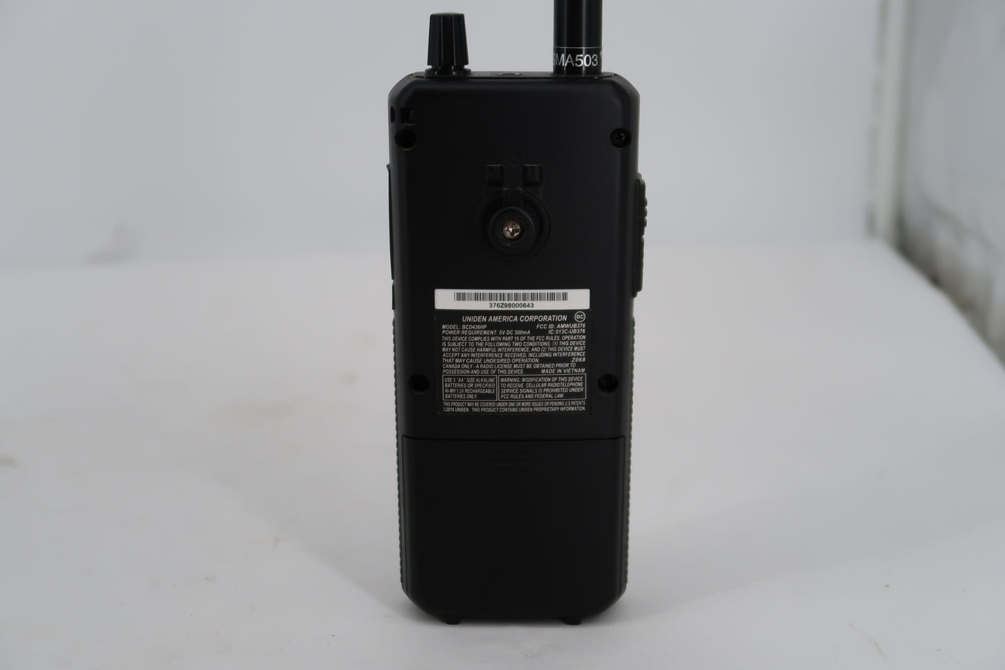 U20093 Used Uniden BCD436HP Scanner - No SD Card