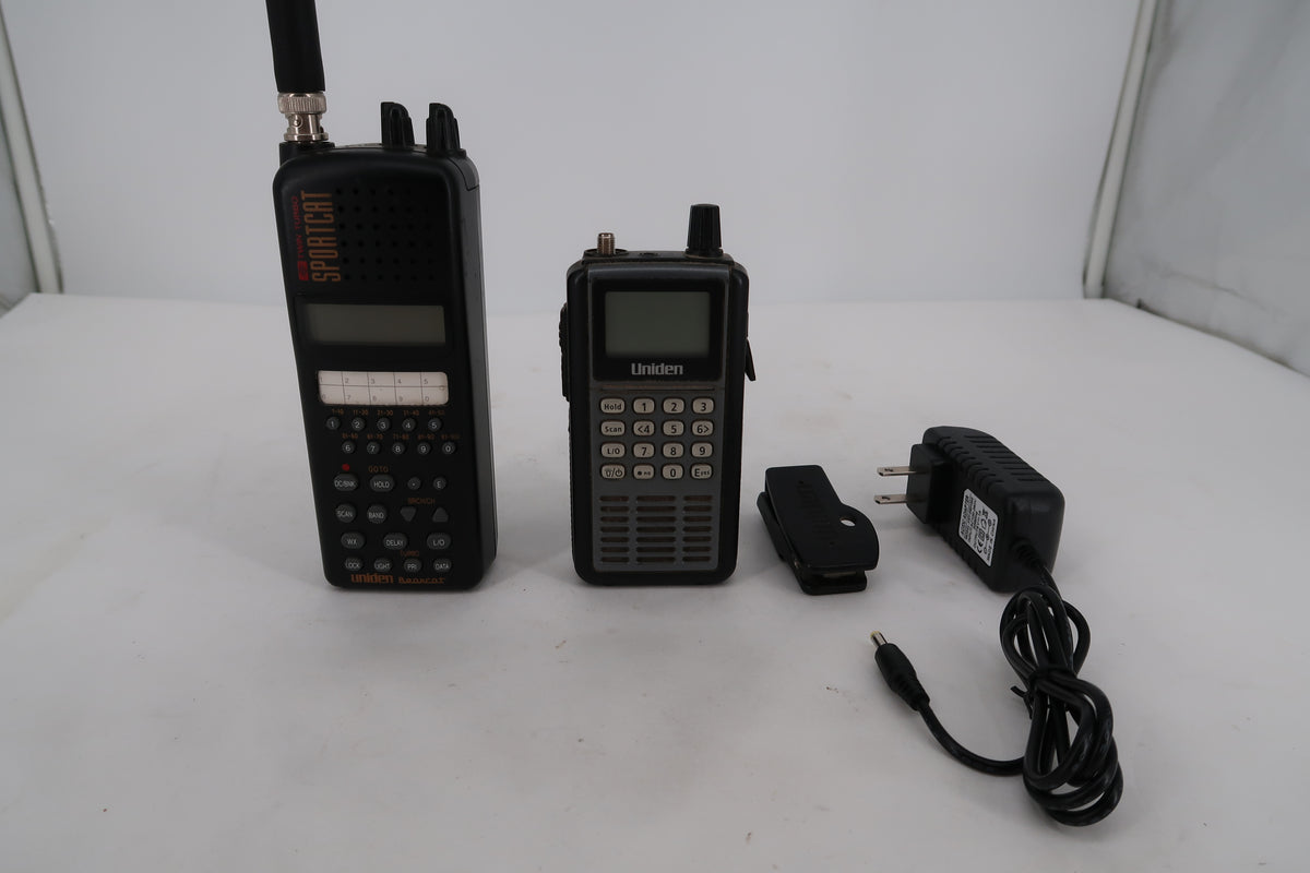 U20094 AS-IS Lot of 2 Uniden Scanners - Untested