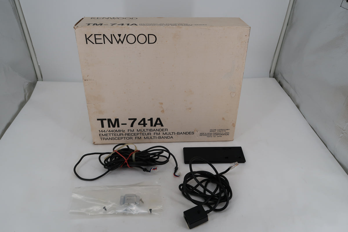 U20095 Used Kenwood TM-741A Separation Cable Set & Mic Hanger — Accessories Only