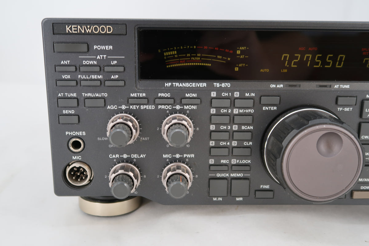U20100 Used Kenwood TS-870S HF Transceiver - Very Nice