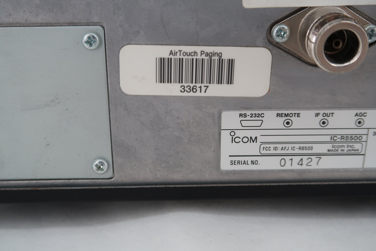 U20101 Used Icom IC-R8500 Wideband Communications Receiver