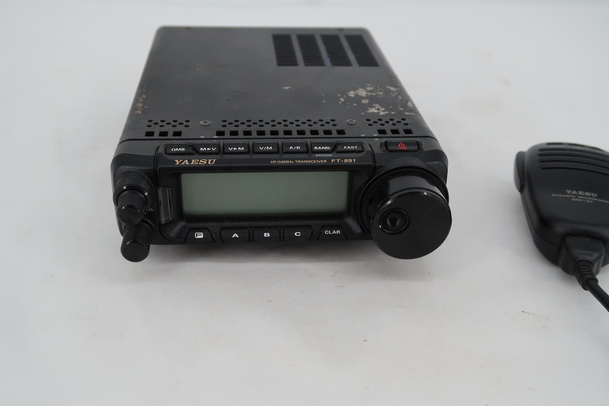 U20102 AS-IS Yaesu FT-891 HF/50MHz Transceiver — No Power - For Parts or Repair