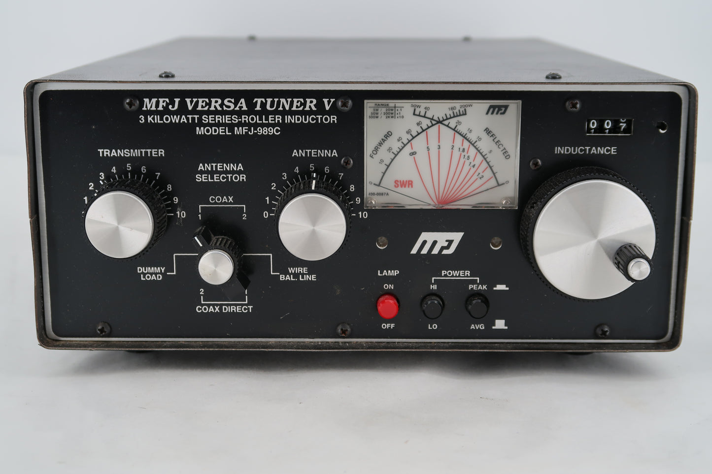 U20103 AS-IS MFJ-989C Versa Tuner V 3kW Antenna Tuner — For Parts or Repair