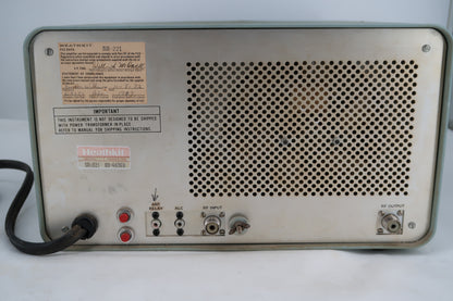 U20106 Used Heathkit SB-221 2KW Linear Amplifier with weak Tubes