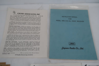 U20111 Used JRC NRD-515 All Wave Receiver - with Original Box & Documentation