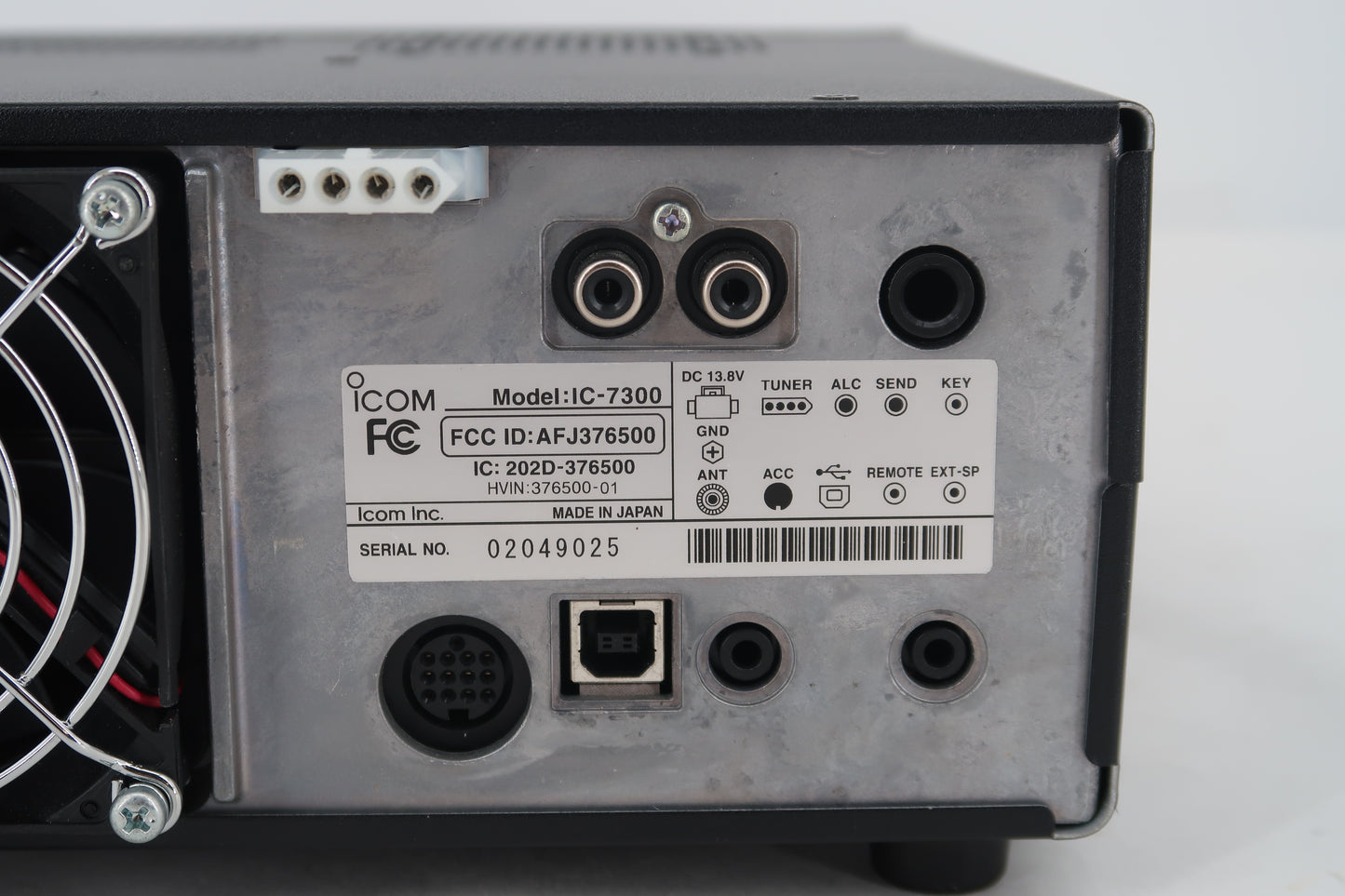 U20114 Used Icom IC-7300 HF/50MHz Transceiver