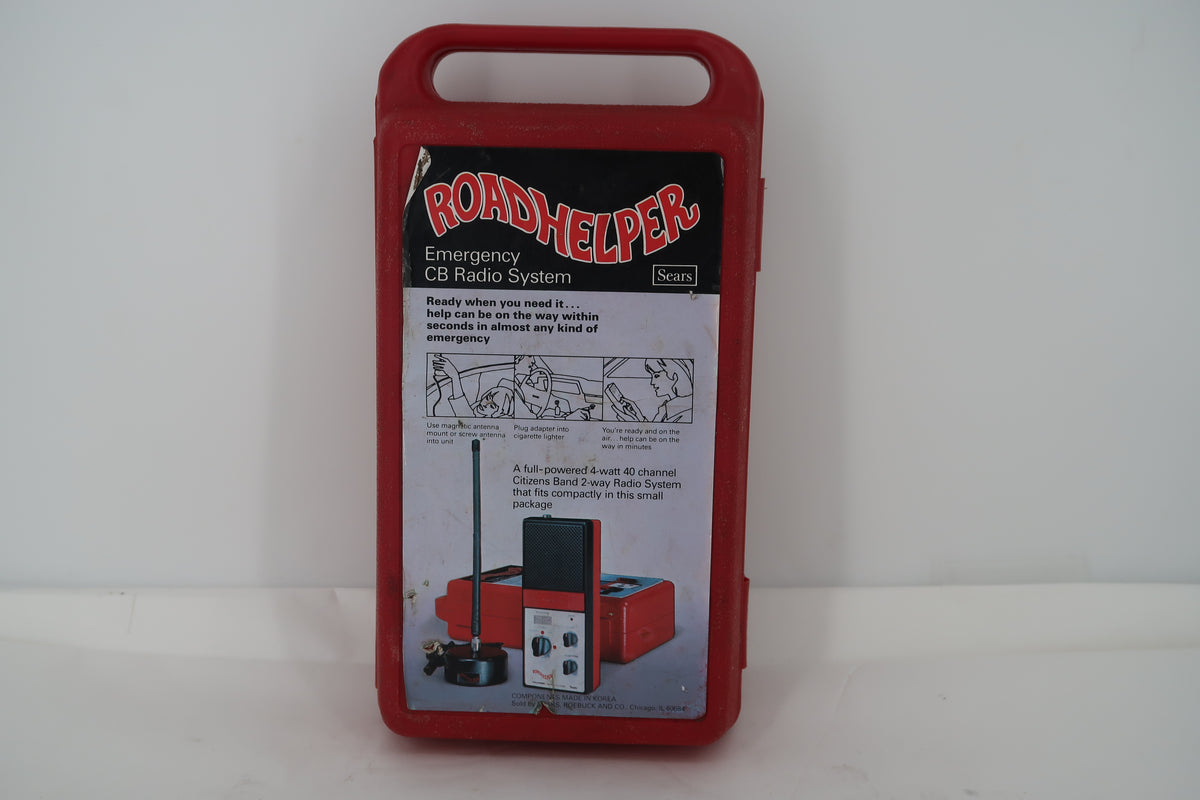 U20120 Used Sears Roadhelper Emergency CB Radio System — Vintage 1982
