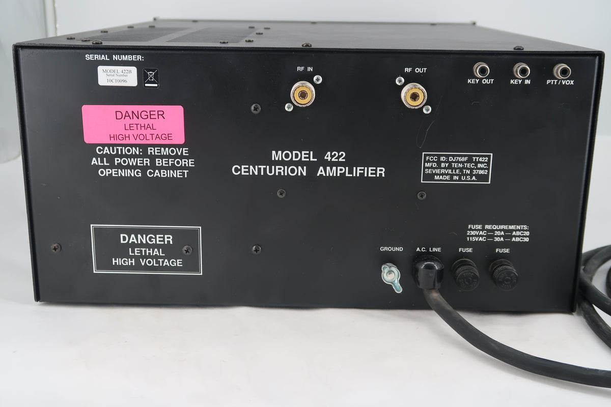 U20122 Used Ten-Tec Centurion 422B Amplifier - 1300W Save $200 for local pickup