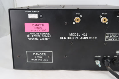 U20122 Used Ten-Tec Centurion 422B Amplifier - 1300W Save $200 for local pickup