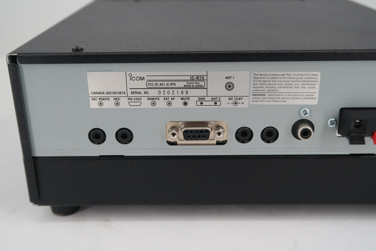 U20131 Used Icom IC-R75 Communications Receiver
