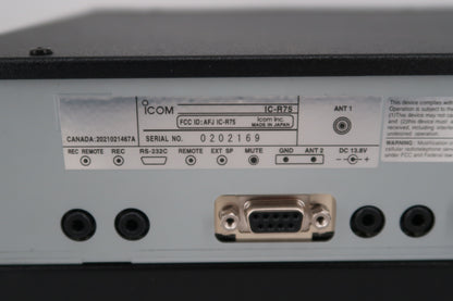 U20131 Used Icom IC-R75 Communications Receiver