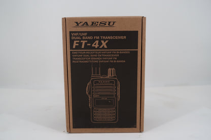 U20133 Never Used Yaesu FT-4X VHF/UHF Dual Band FM Transceiver