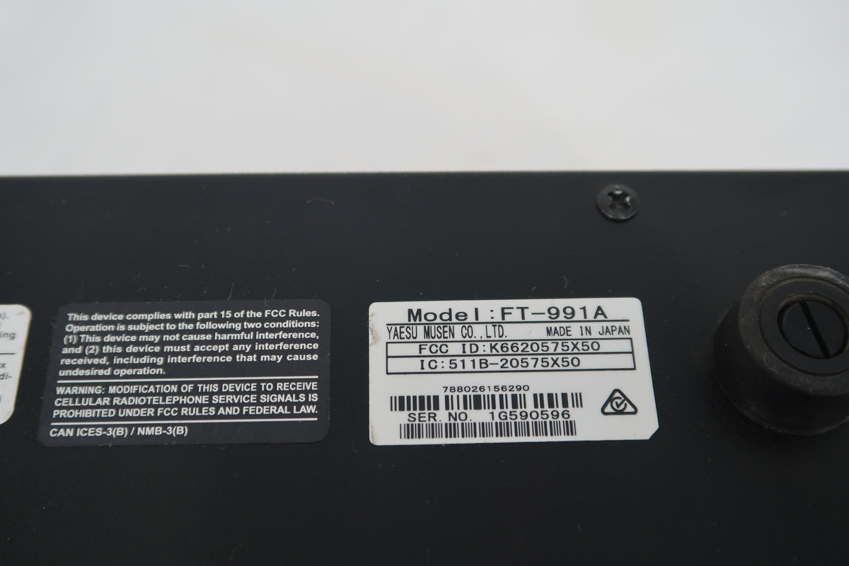 U20134 Used Yaesu FT-991A HF/VHF/UHF All Mode Transceiver