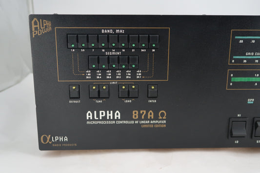 U20136 Used Alpha 87A Omega Amplifier - Limited Edition #10 of 20 (8706041510) Discount for local pick up