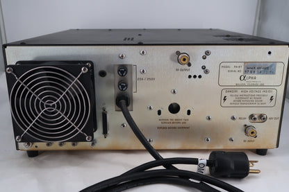 U20136 Used Alpha 87A Omega Amplifier - Limited Edition #10 of 20 (8706041510) Discount for local pick up