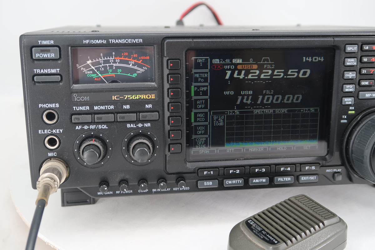 U20145 Used Icom Ic-756 Pro II HF/50MHz Transceiver