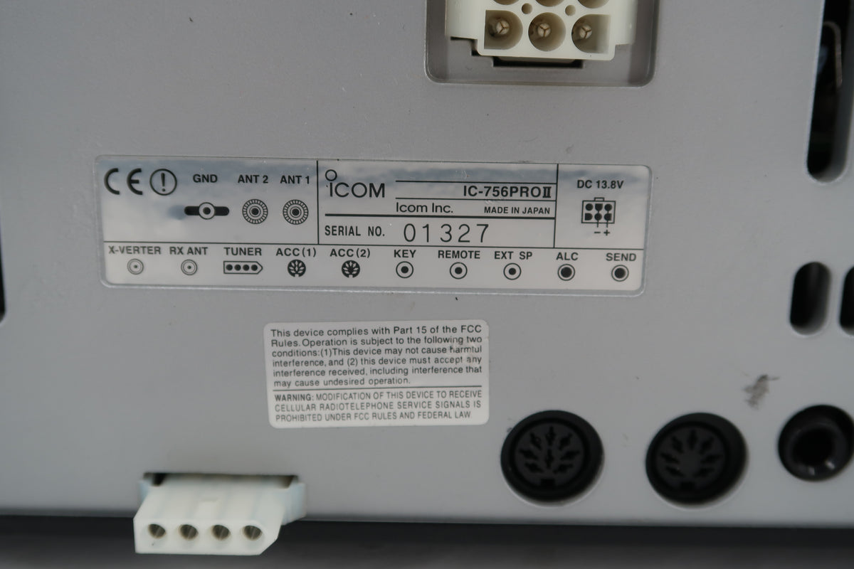 U20145 Used Icom Ic-756 Pro II HF/50MHz Transceiver