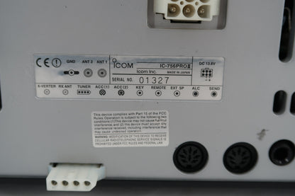 U20145 Used Icom Ic-756 Pro II HF/50MHz Transceiver