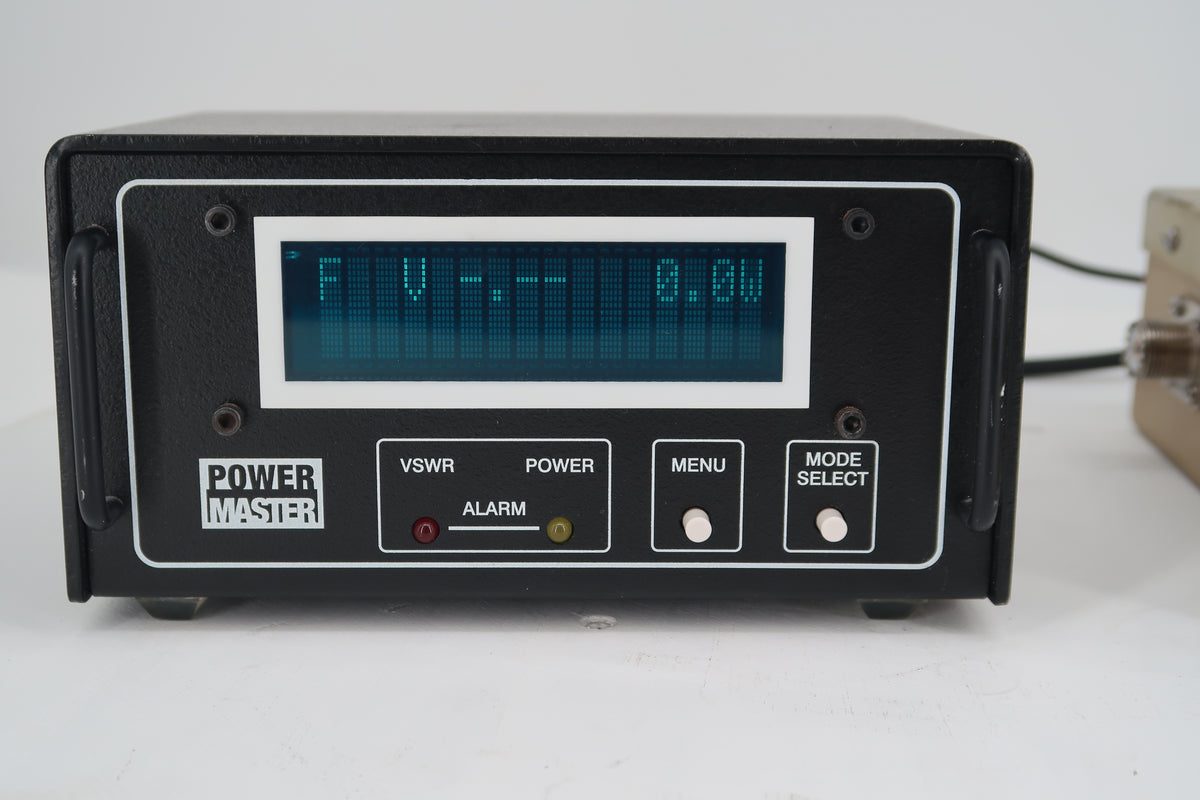 U20146 Used Array Solutions PowerMaster Digital RF Power & VSWR Meter w/ 3 kW HF Coupler
