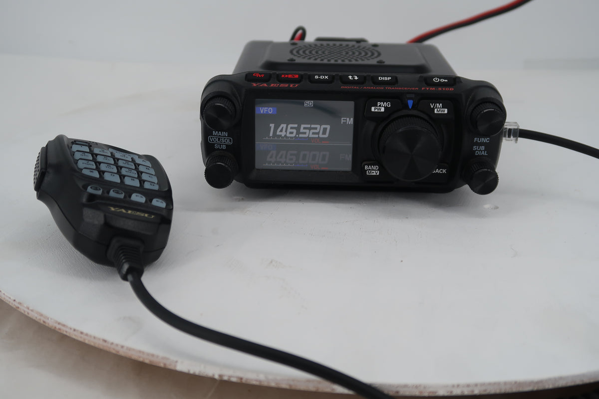U20154 Used Yaesu FTM-510DR ASP C4FM Digital/FM VHF/UHF Dual Band Mobile Transceiver ASP