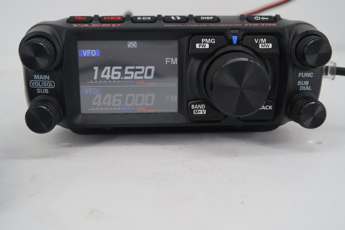 U20154 Used Yaesu FTM-510DR ASP C4FM Digital/FM VHF/UHF Dual Band Mobile Transceiver ASP