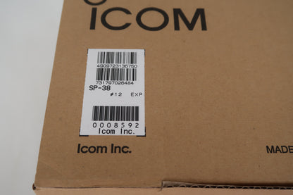 U20155 Used Icom SP-38 External Desk Speaker with Dust Cover
