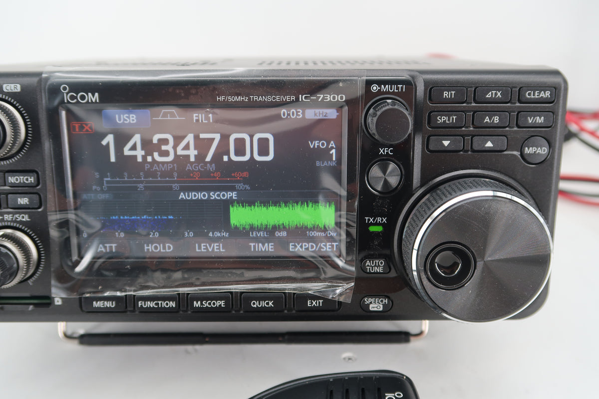 U20156 Used Icom IC-7300 HF/50MHz Transceiver with extras