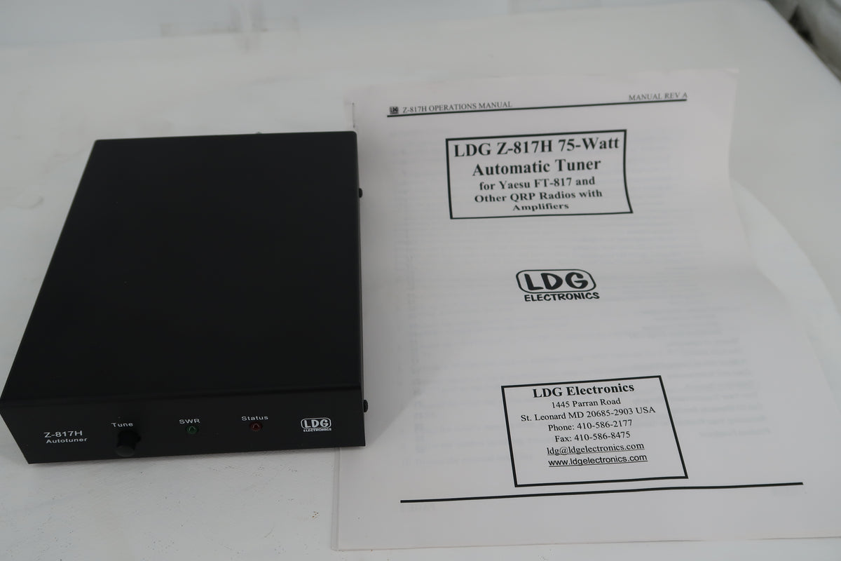 U20158 Used LDG Z817H QRP Autotuner 75 Watt Version Impossible to find