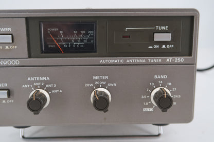 U20165 Used Kenwood AT-250 Automatic Antenna Tuner with cable