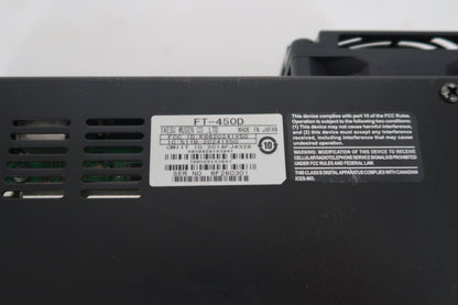 U20167 Yaesu FT-450D HF/50MHz All-Mode Transceiver
