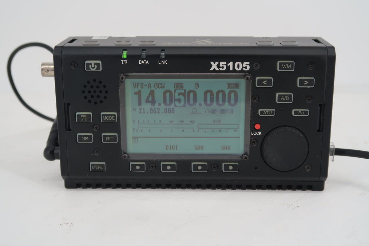 U20168 Xiegu X5105 Outdoor Version HF+50MHz QRP Transceiver w/ Autotuner