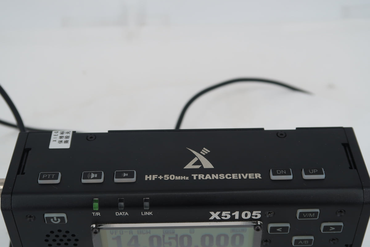U20168 Xiegu X5105 Outdoor Version HF+50MHz QRP Transceiver w/ Autotuner