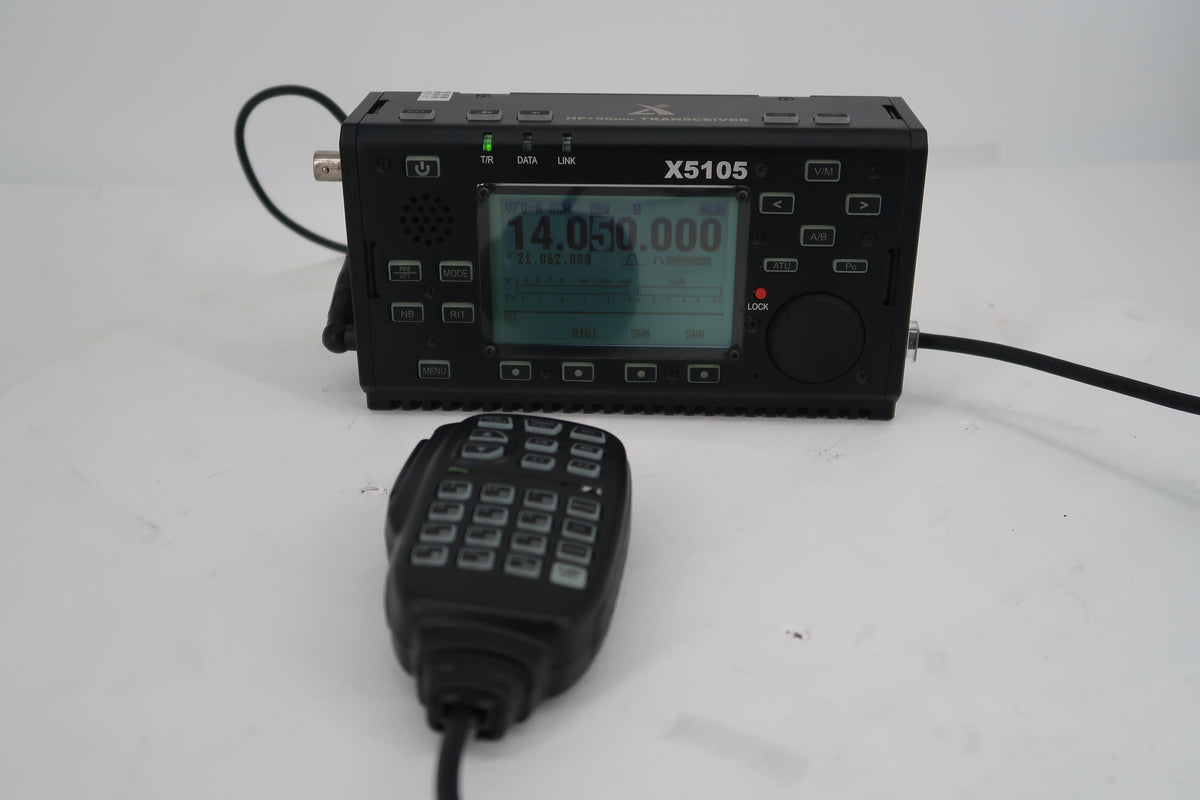 U20168 Xiegu X5105 Outdoor Version HF+50MHz QRP Transceiver w/ Autotuner