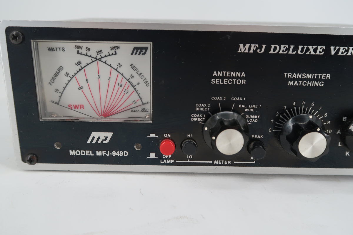 U20169 MFJ-949D Deluxe Versa Tuner II Manual Antenna Tuner