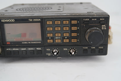 U20172 AS-IS Kenwood TM-2550A VHF Mobile Transceiver - Non-Working Unit