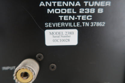 U20175 Used Ten-Tec Model 238B High Power Antenna Tuner