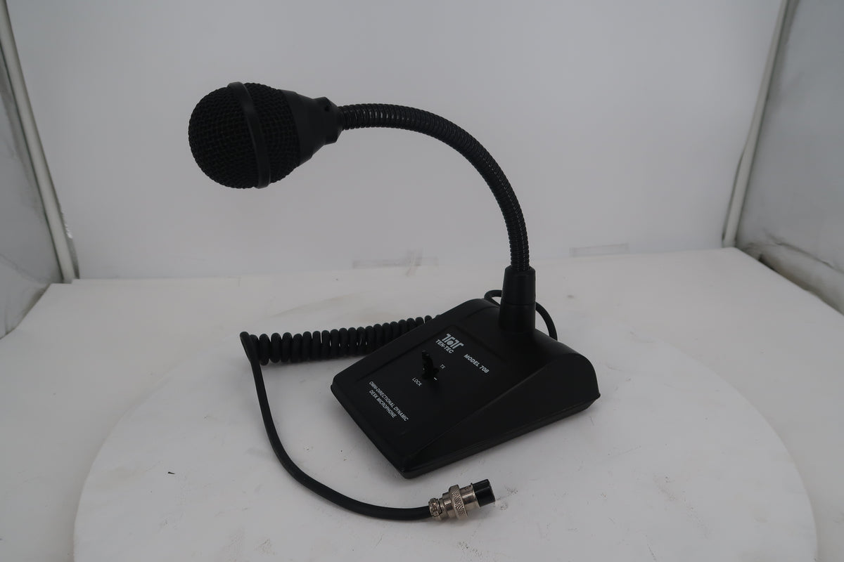 U20176 Used Ten-Tec Model Model 708 Omni-Directional Dynamic Desk Microphone