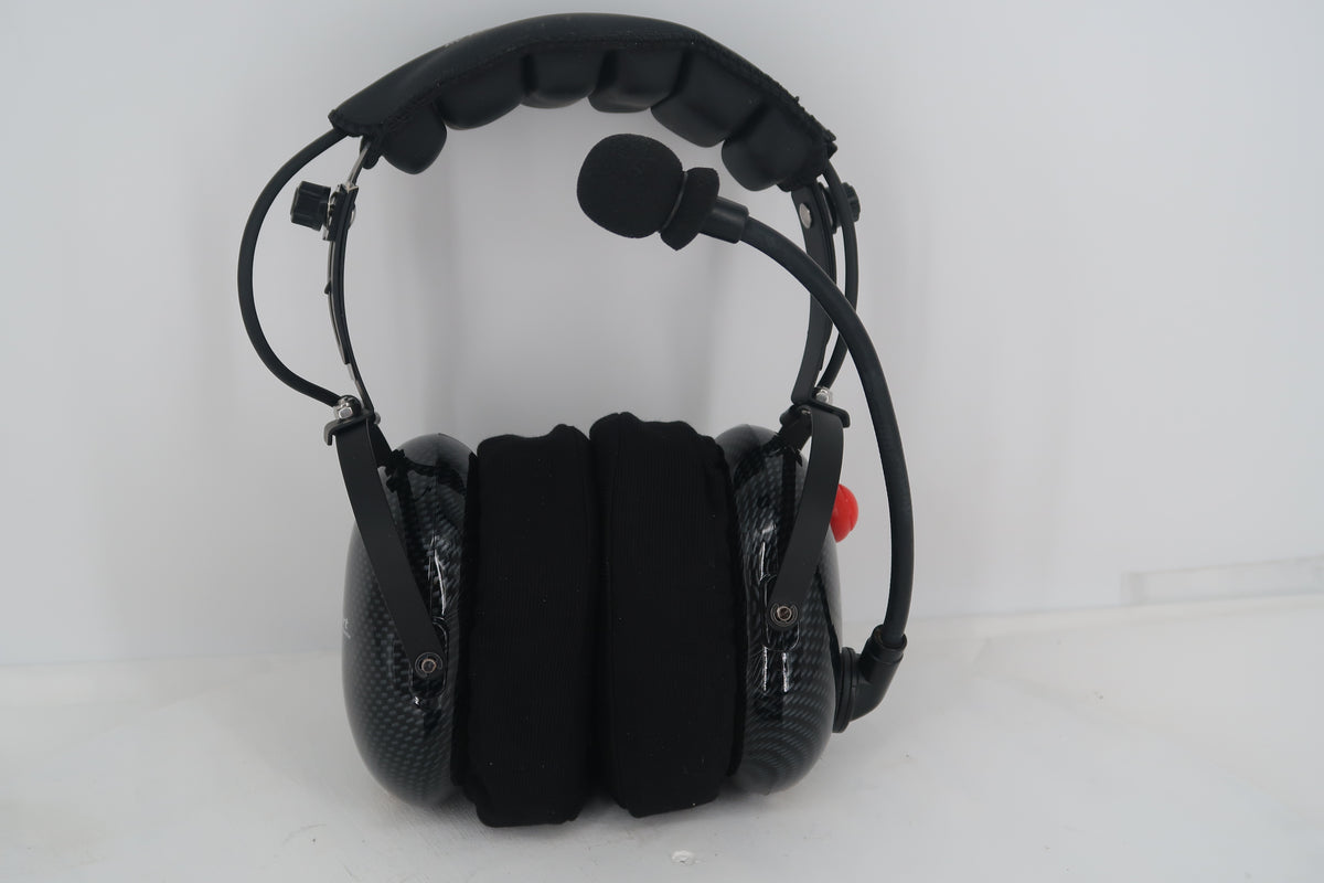 U20177 Used RadioSport RS60CF-10A Stereo/Dual-Watch Headset - Carbon Fiber Finish