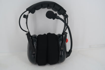U20177 Used RadioSport RS60CF-10A Stereo/Dual-Watch Headset - Carbon Fiber Finish