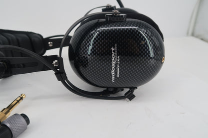 U20177 Used RadioSport RS60CF-10A Stereo/Dual-Watch Headset - Carbon Fiber Finish