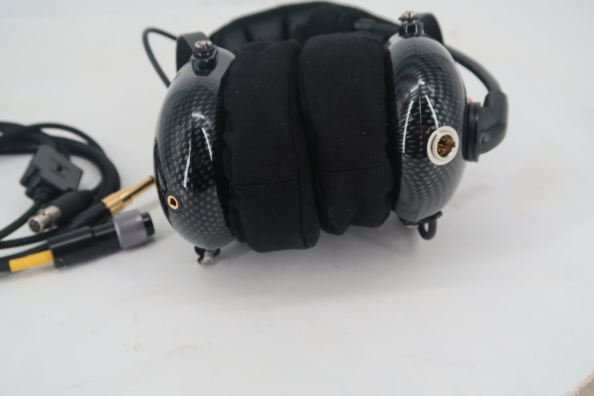 U20177 Used RadioSport RS60CF-10A Stereo/Dual-Watch Headset - Carbon Fiber Finish