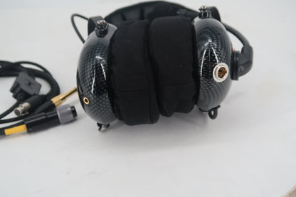 U20177 Used RadioSport RS60CF-10A Stereo/Dual-Watch Headset - Carbon Fiber Finish