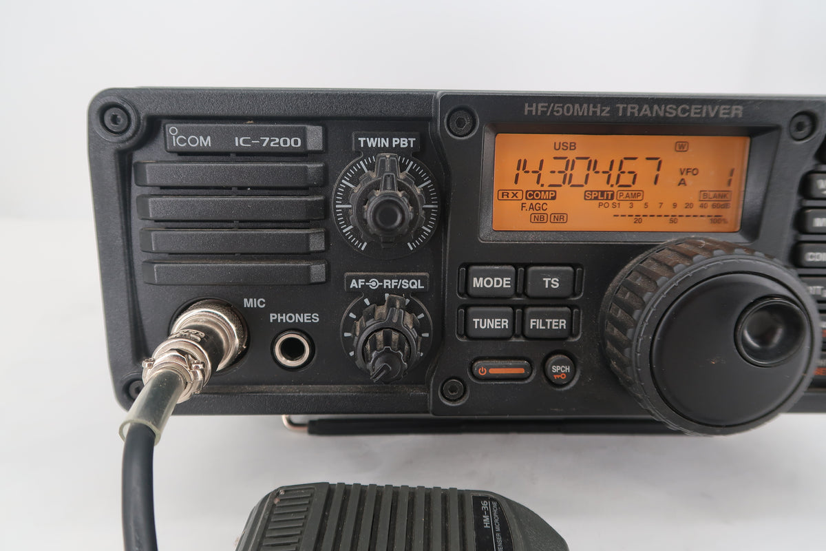 U20179 Used Icom IC-7200 HF/50 MHz Transceiver